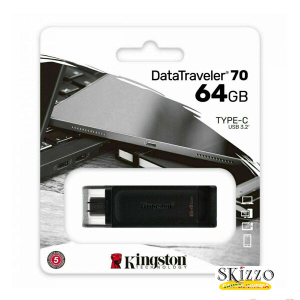PENDRIVE KINGSTONE 70 64GB TYPE C KINGSTONE TYPE-C 64GB