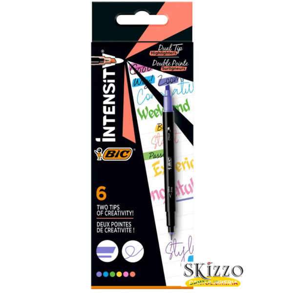 DUAL TIP HIGHLITERS BIC