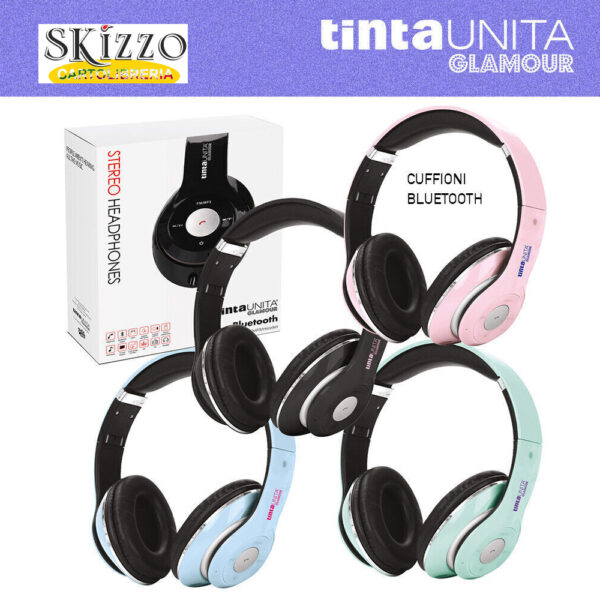 cuffie cuffie bluetooth tintaunita glamour