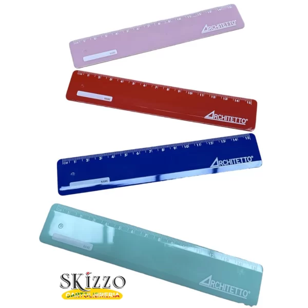 righelli architetto colorati righello astuccio