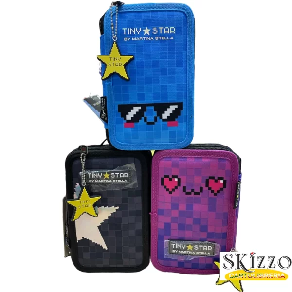 3 ZIP STAR 7 astuccio 3 zip tiny star martina stella