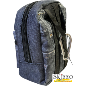 mini zaino portatutto jeans tintaunita