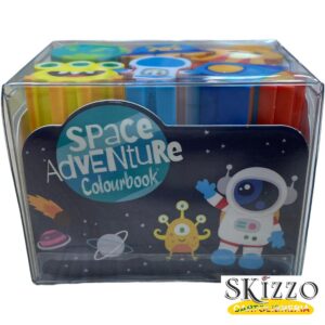 space adventure gomme colourbook
