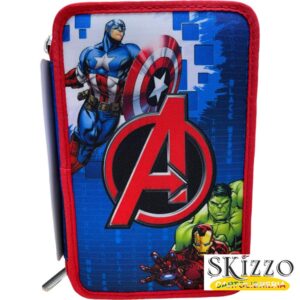 astuccio 3 zip completo avengers seven