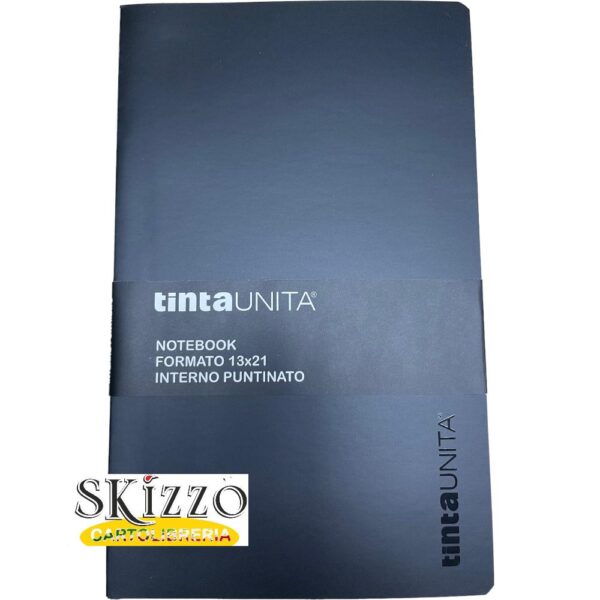 notebook puntinato tintaunita desk