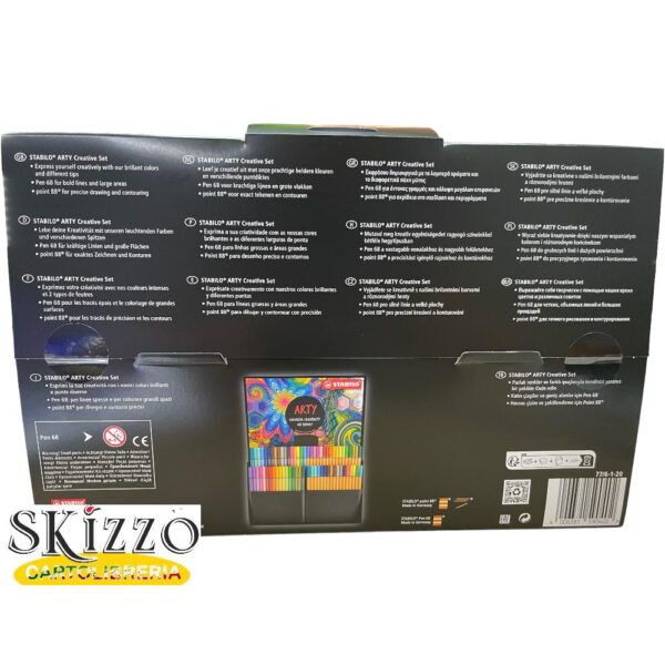 stabilo arty colorful creativity 68pz