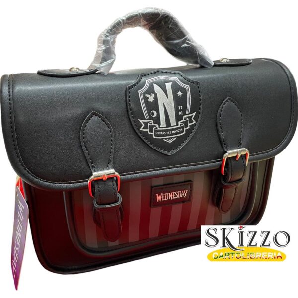 mini zaino mercoledì 2 mini zaino / borsa a tracolla mercoledì addams wednesday originale