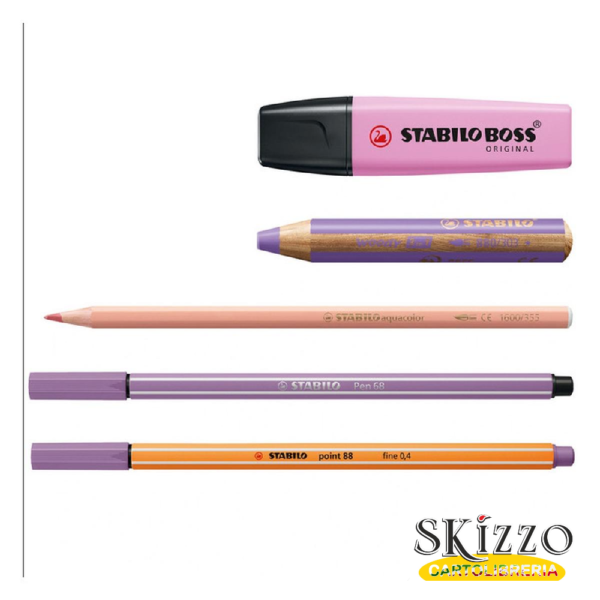 stabilo arty colorful creativity pastel 50pz