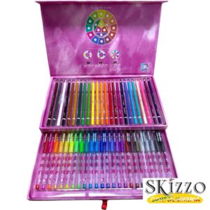 cassettiera tintaunita ypgirl pastelli e penne glitterate
