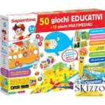 50 giochi educativi penna parlante sapientino clementoni