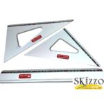set professional koh-i-noor per disegno tecnico con riga e squadre