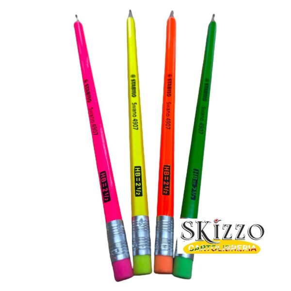 stabilo swano fluo matita con gomma stabilo swano fluo 4907