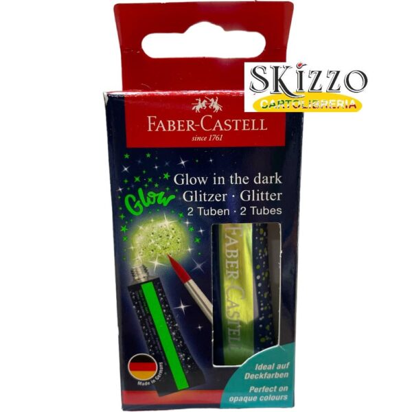 glitter fluo glitter fluorescenti per acquerelli faber-castell