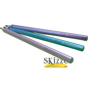 matita traiangolare jumbo sparkle faber-castell