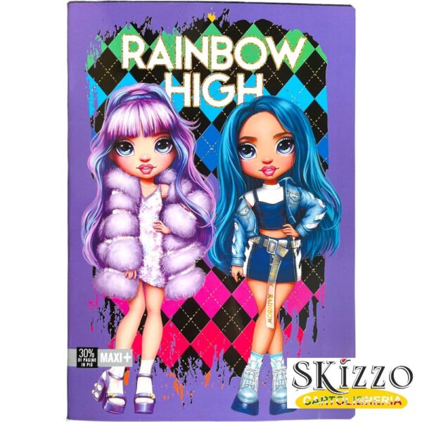 maxi rainbow high maxi quaderno a4 rainbow high