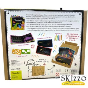 lavagnette traccio e imparo montessori zig zag tra i dinosauri ludattica