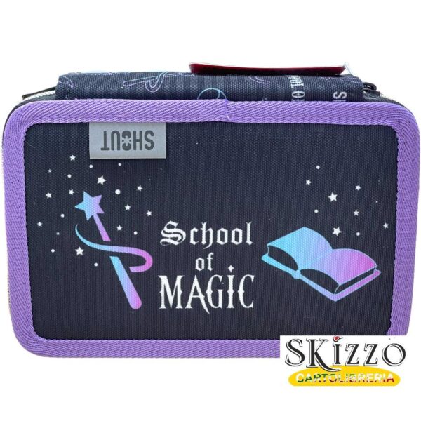 astuccio 3 zip completo shout school of magic maricart