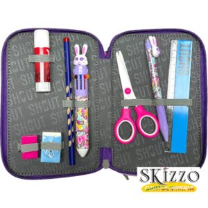 astuccio 3 zip shout bunny maricart