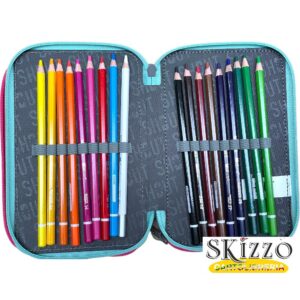 Zaino + Astuccio 3 Zip Shout "KittyCorn" - Maricart - immagine 8