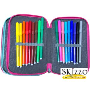 Zaino + Astuccio 3 Zip Shout "KittyCorn" - Maricart - immagine 9