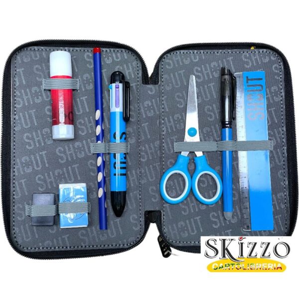 astuccio 3 zip completo shout maricart xman