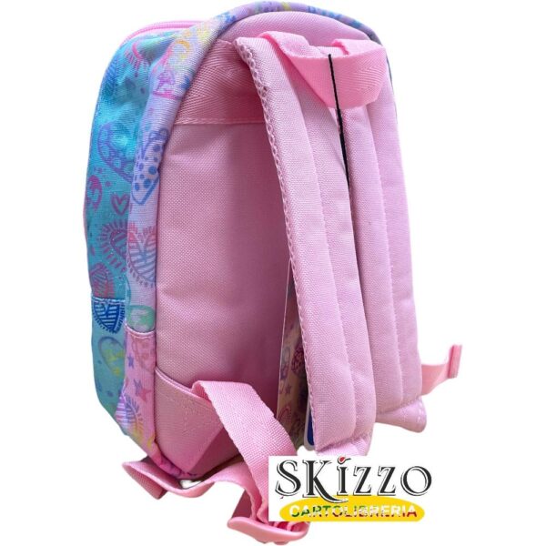 mini zaino tintaunita young glamour 2024/2025 orsetto e cuori