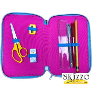 zaino ed astuccio 3 zip gopop unicorn 2024/2025 giochi preziosi