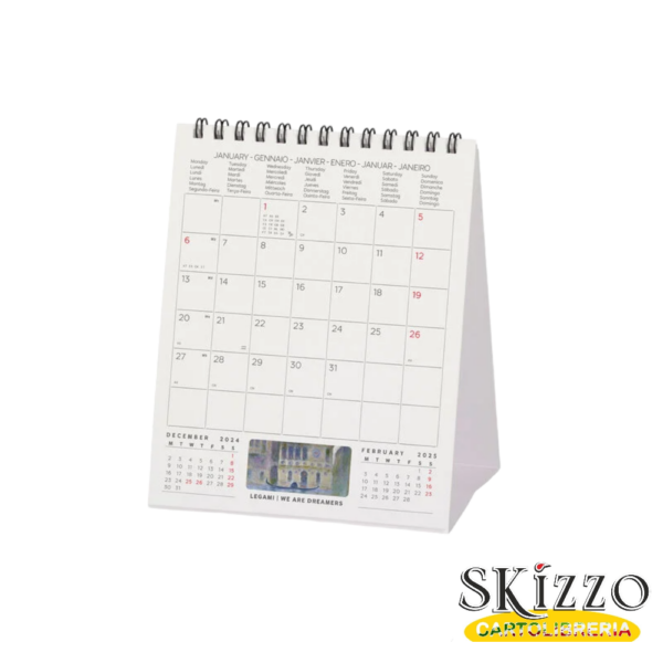 calendario da tavolo 2025 legami