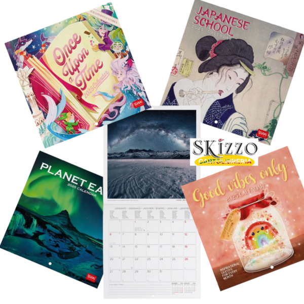 parete 18×18 calendario da parete 18x18 2025 legami