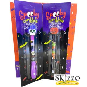 penna magica mistery pen spooky scribble colourbook