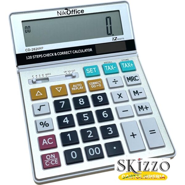 calcolatrice da tavolo nikoffice cd-2626rp