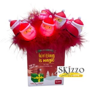 penna luminosa writing is magic santa claus babbo natale legami
