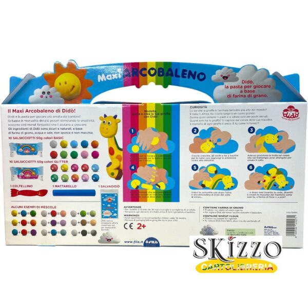 set didò maxi arcobaleno fila