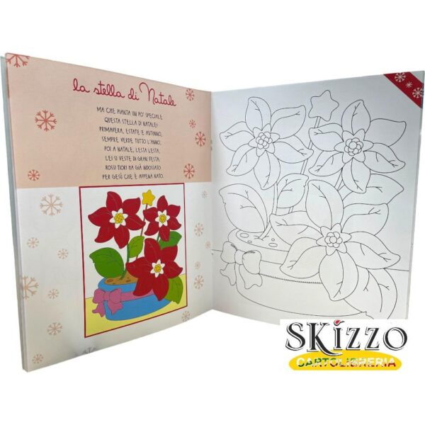 libro da colorare con filastrocche i miei colori natale raffaello