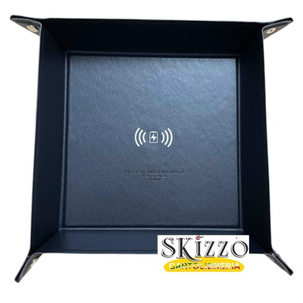 svuotatasche british svuotatasche ecopelle con ricarica wireless british gentman&co maricart 75246