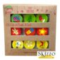 set 9 timbrini natale maricart