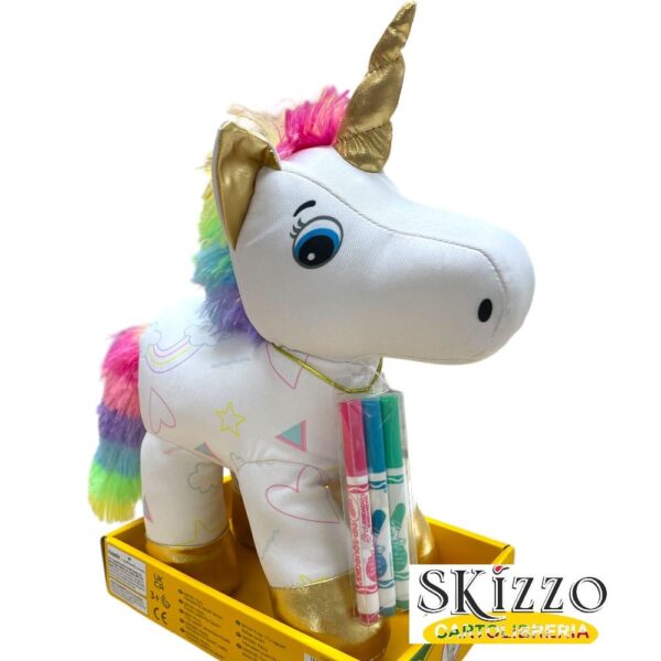 unicorno crayola 1 colour me peluche da colorare unicorno crayola
