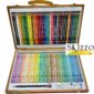 valigetta legno 72 pastelli tintaunita 61789