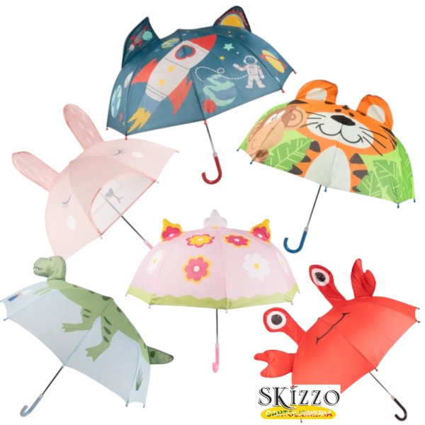 ombrelli ombrello 3d joy per bambini colourbook