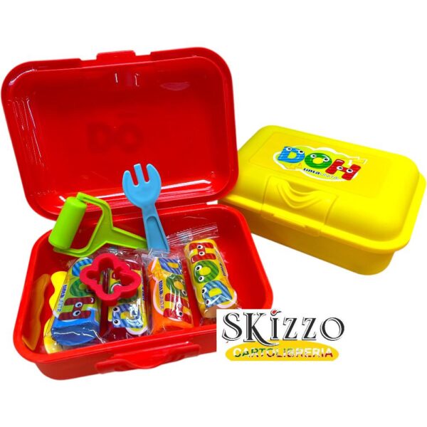 porta merenda tintaunita kids con plastilina doh 61776