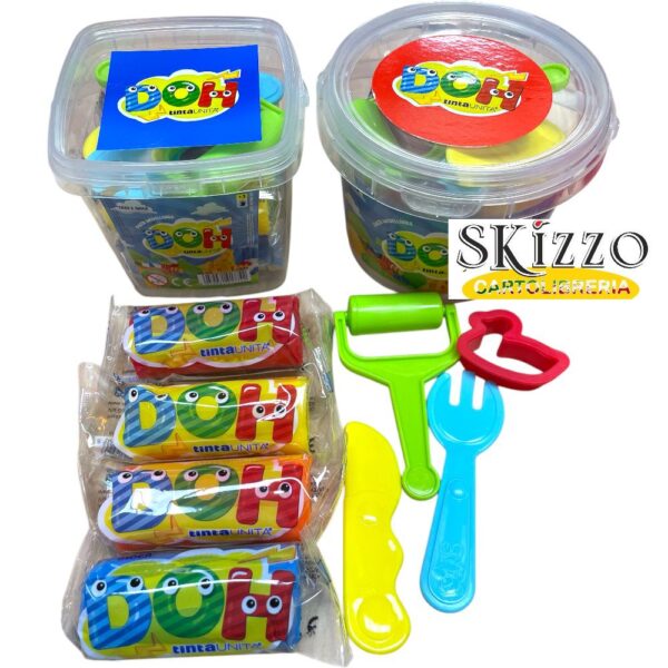 secchiello doh secchiello plastilina doh tintaunita