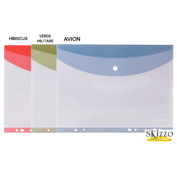 FOLDER WAVE ORIZZONTALE-Photoroom BUSTA CON BOTTONE CON FORATURA UNIVERSALE ORIZZONTALE FOLDER WAVE COLOURBOOK