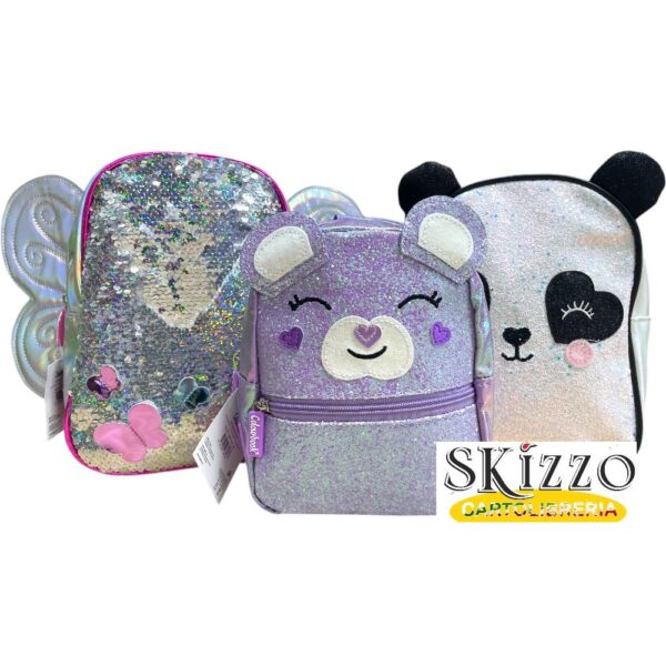 mini zaino e borsette shiny bags colourbook