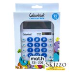 calcolatrice da tavolo cb-205 colourbook con tasti grandi