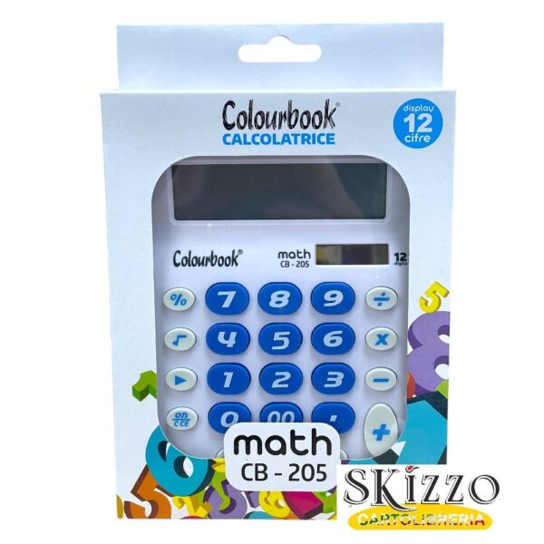 CB-205 calcolatrice da tavolo cb-205 colourbook con tasti grandi