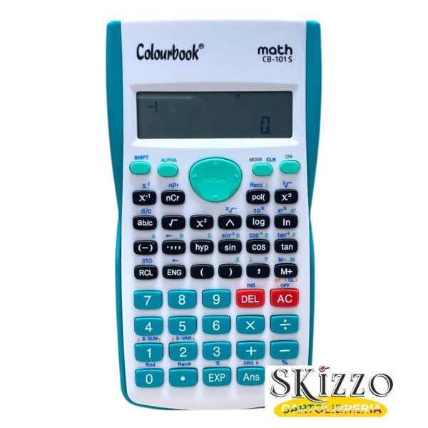 calcolatrice scientifica math cb-101s colourbook