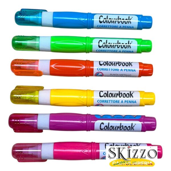 correttore fluo correttore liquido a penna colourbook