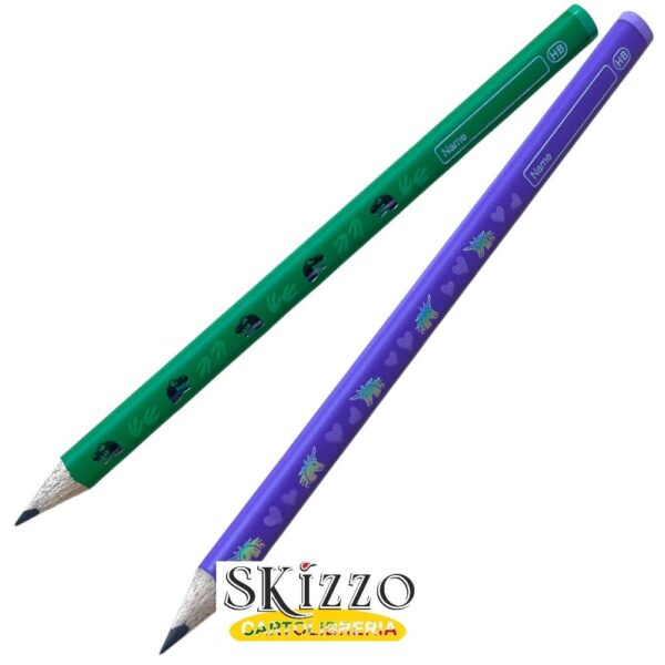 matita uni-dino 1 matita jumbo triangolare faber-castell dinosauro unicorno