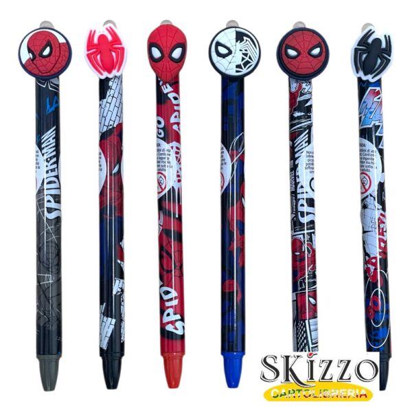 penna cancellabile spider-man penna cancellabile spider-man uomo ragno