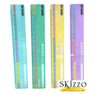 righello 16cm arda pastel bicolor